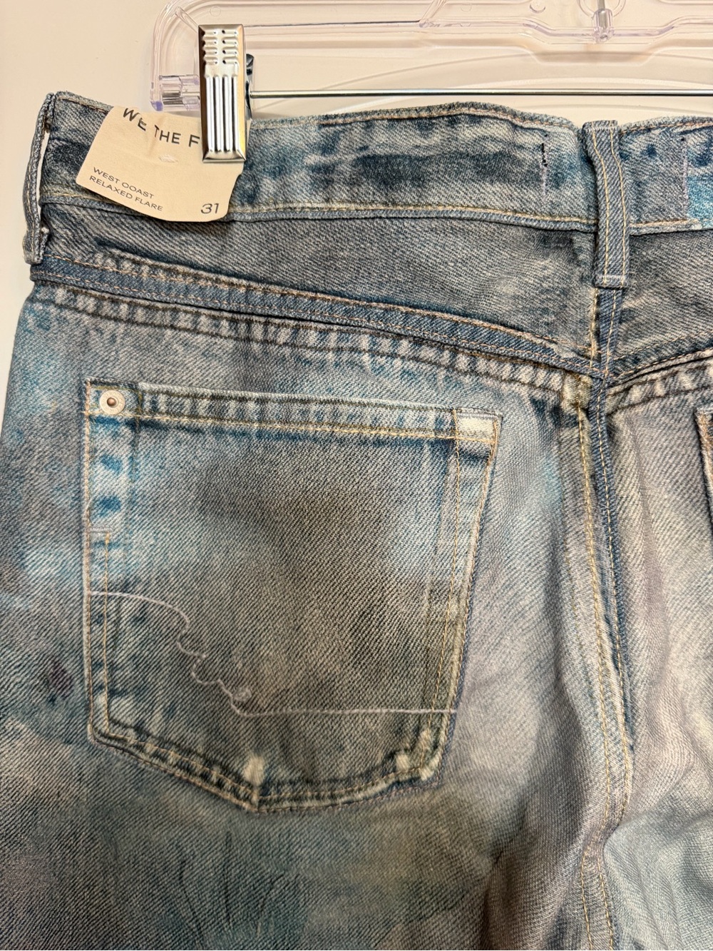 We The Free watercolor Bloom combo jeans - Picture 11 of 16